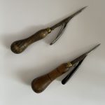vintage rag rug tools