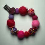 felted bracelet